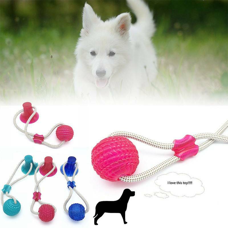 mega tug dog toy suction